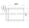 AVA QUALITY COOLING KA6167 Heat Exchanger, interior heating